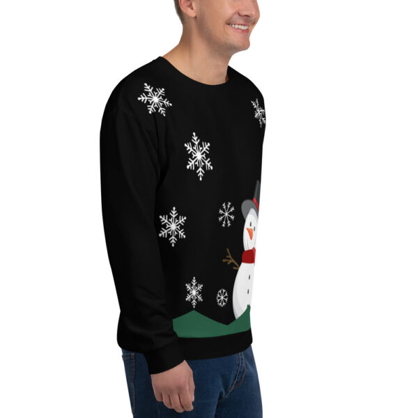 Herren Sweatshirt Schneemann