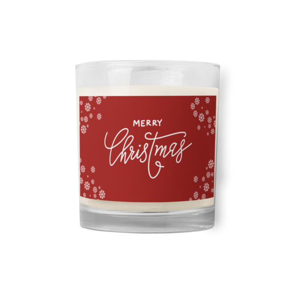 Sojawachs-Kerze Merry Christmas