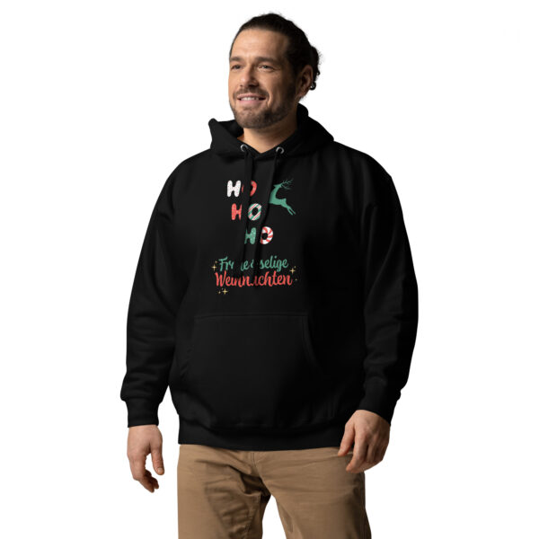 Herren Kapuzenpullover Selige Weihnachten